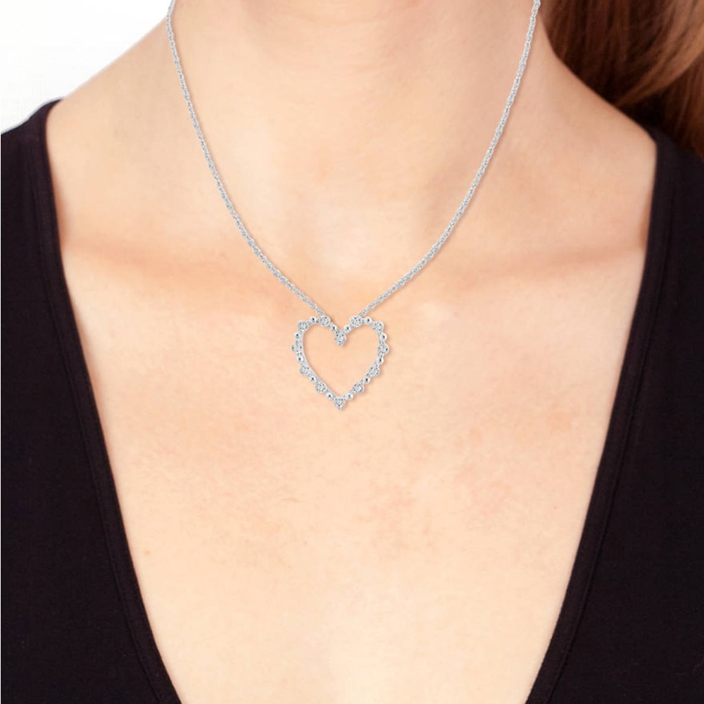 Beautiful Diamond Heart Pendant